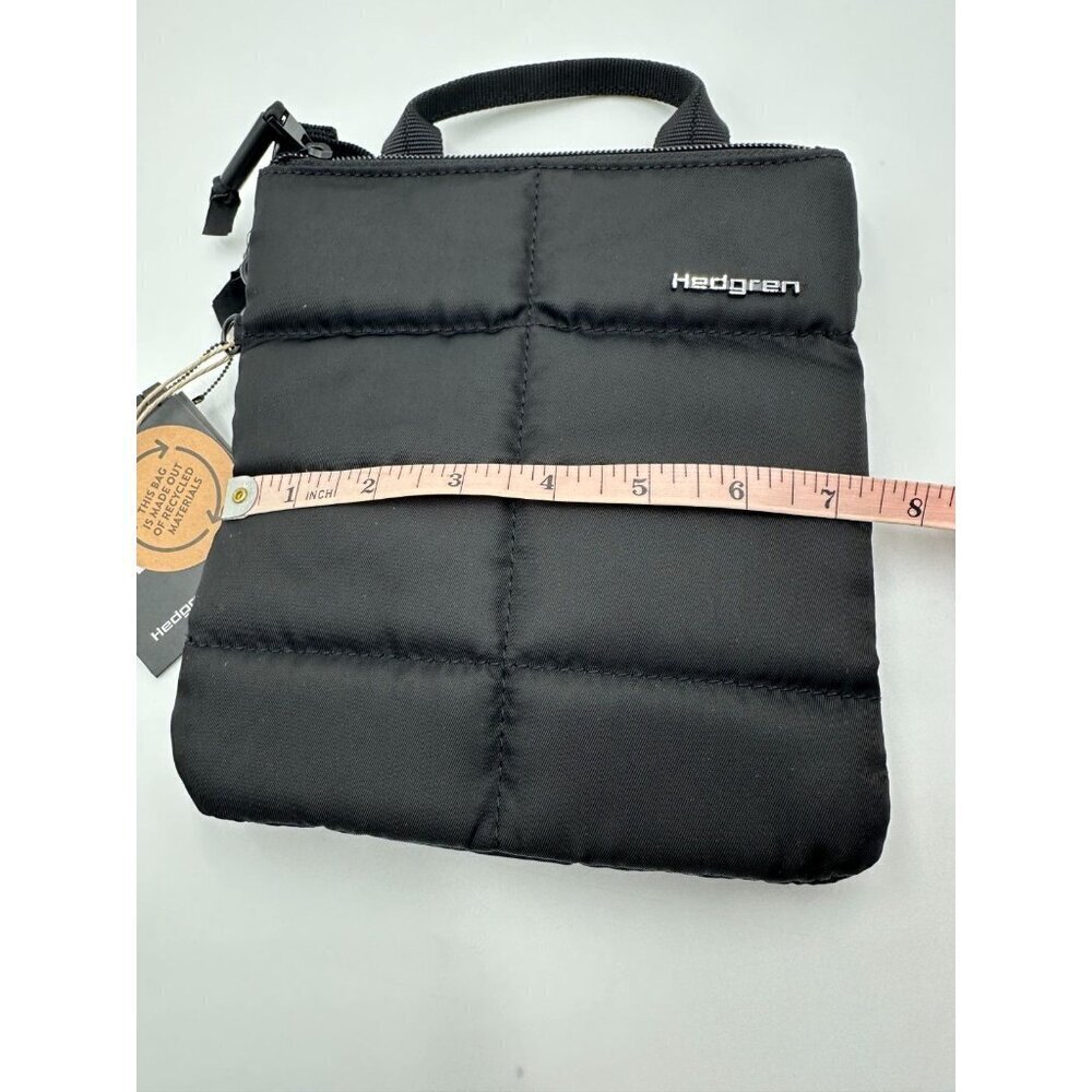 Hedgren Bethel Crossbody Bag Purse Black Sustainable Nylon Quilted Nordstrom - Picture 4 of 16